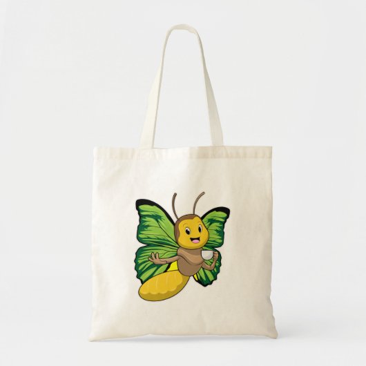 Butterfly met beker koffie tote bag (Voorkant)