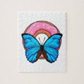Butterfly met Donut Legpuzzel (Verticaal)