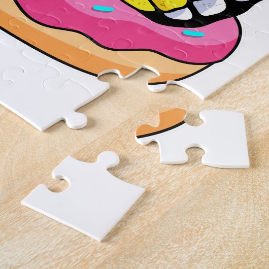 Butterfly met Donut Legpuzzel (Zijkant)