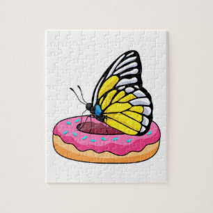 Butterfly met Donut Legpuzzel