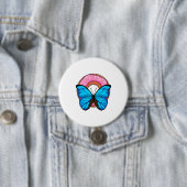 Butterfly met Donut Ronde Button 7,6 Cm (In situ)