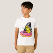 Butterfly met Donut T-shirt (Voorkant volledig)