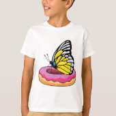 Butterfly met Donut T-shirt (Voorkant)