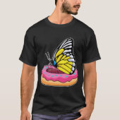 Butterfly met Donut T-shirt (Voorkant)