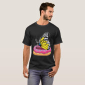 Butterfly met Donut T-shirt (Voorkant volledig)
