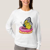 Butterfly met Donut T-shirt (Voorkant)