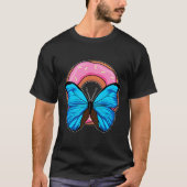 Butterfly met Donut T-shirt (Voorkant)