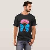 Butterfly met Donut T-shirt (Voorkant volledig)