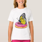 Butterfly met Donut T-shirt (Voorkant)