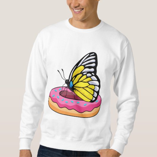 Butterfly met Donut Trui (Voorkant)