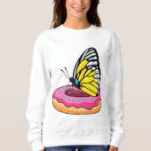 Butterfly met Donut Trui (Voorkant)