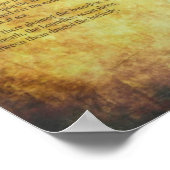 Butterfly met gedicht Poster (Hoek)