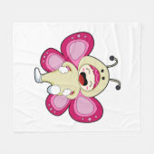 Butterfly met kostuum fleece deken (Voorkant (Horizontaal))