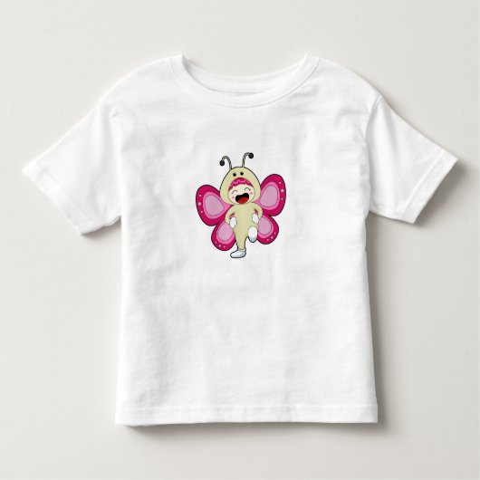 Butterfly met kostuum kinder shirts (Voorkant)