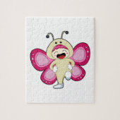 Butterfly met kostuum legpuzzel (Verticaal)