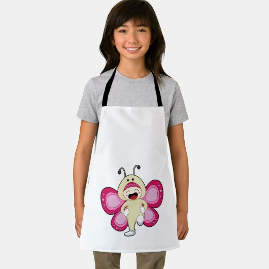 Butterfly met kostuum schort (Insitu)