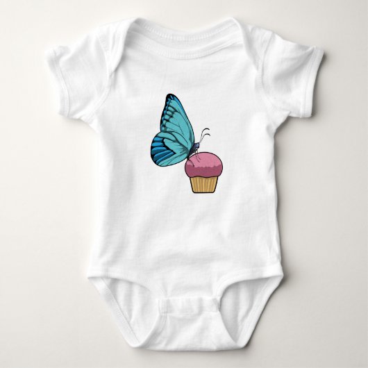 Butterfly met Muffin Romper (Voorkant)
