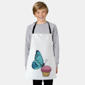 Butterfly met Muffin Schort (Gedragen)