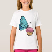Butterfly met Muffin T-shirt (Voorkant)