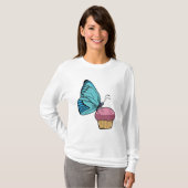 Butterfly met Muffin T-shirt (Voorkant volledig)