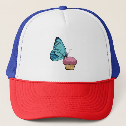 Butterfly met Muffin Trucker Pet (Voorkant)