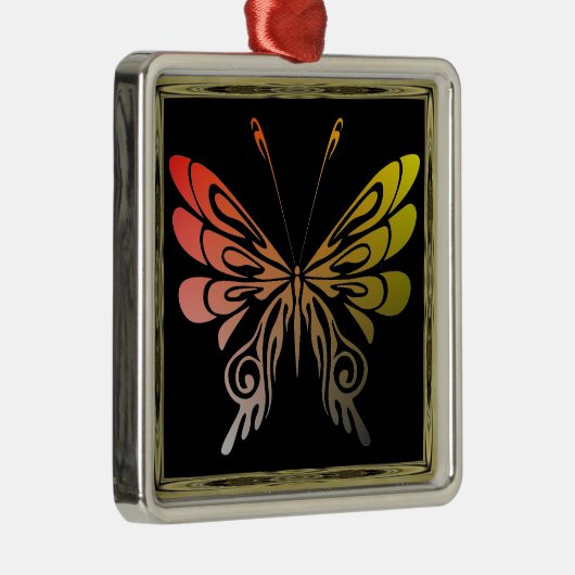 Butterfly Metal Ornament (Rechts)