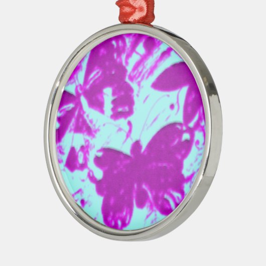 Butterfly Metalen Ornament (Links)