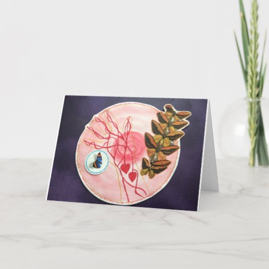 Butterfly Metamorphosis-wenskaart Kaart (Voorkant)