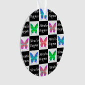 BUTTERFLY MIRACLES GEBEURD ONTWERP ORNAMENT (voorkant)