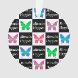 BUTTERFLY MIRACLES GEBEURD ONTWERP ORNAMENT