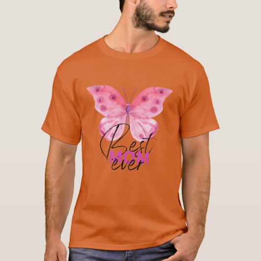 Butterfly Moederdag meisje T-shirt (Voorkant)