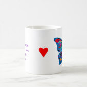 Butterfly mok, "Wees de verandering..." Koffiemok (Center)