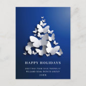 Butterfly Monarch Christmas Corporate Greeting Briefkaart (Voorkant)