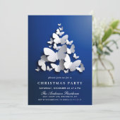 Butterfly Monarch Holiday CHRISTMAS PARTIJ Kaart (Staand voorkant)