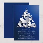 Butterfly Monarch Holiday CHRISTMAS PARTIJ Kaart (Voorkant / Achterkant)