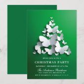 Butterfly Monarch Holiday CHRISTMAS PARTIJ Kaart (Voorkant / Achterkant)