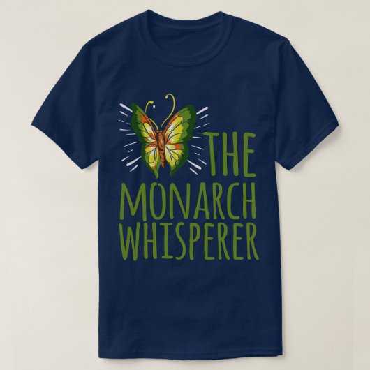 Butterfly Monarch Whisperer Entomologist T-shirt (Design voorkant)