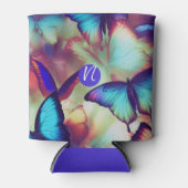 Butterfly Monogram Blikjeskoeler (Voorkant)