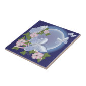 Butterfly Moon Beams Tegeltje (Zijkant)