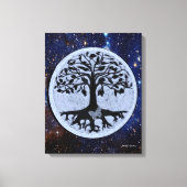 Butterfly Moon Canvas Afdruk (Voorkant)