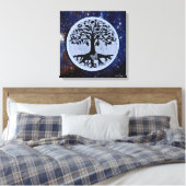 Butterfly Moon Canvas Afdruk (Insitu (Slaapkamer))