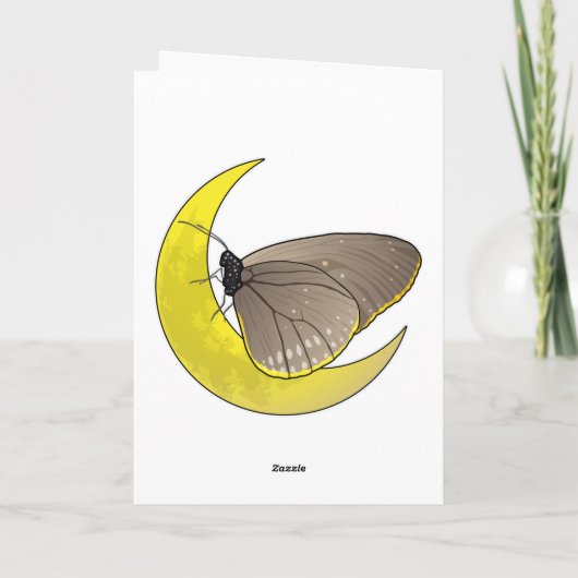 Butterfly Moon Kaart (Achterkant)