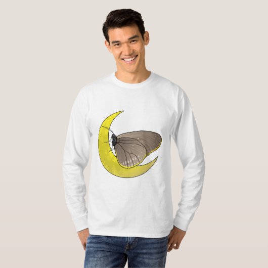 Butterfly Moon T-shirt (Voorkant volledig)