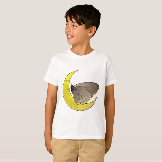 Butterfly Moon T-shirt (Voorkant volledig)
