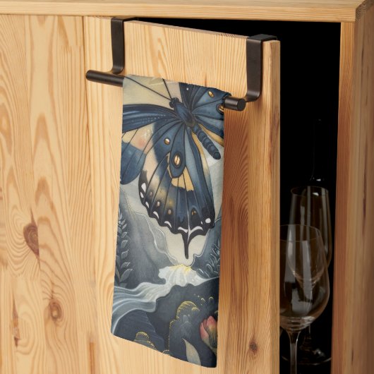 Butterfly & Moon                                 Theedoek (Derde Gevouwen)