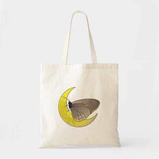 Butterfly Moon Tote Bag (Voorkant)