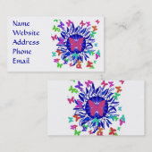 BUTTERFLY MOON-visitekaartjes Visitekaartje (Voorkant / Achterkant)