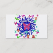 BUTTERFLY MOON-visitekaartjes Visitekaartje (Achterkant)