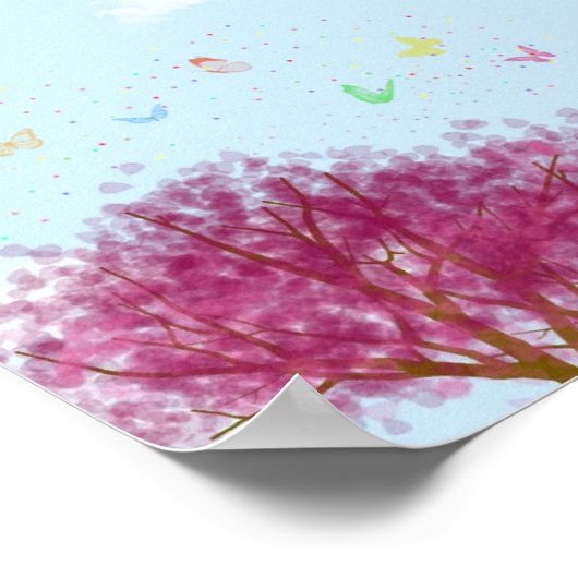 Butterfly Morning Poster (Hoek)