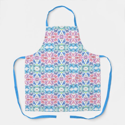 Butterfly Mosaic Apron Schort (Voorkant)